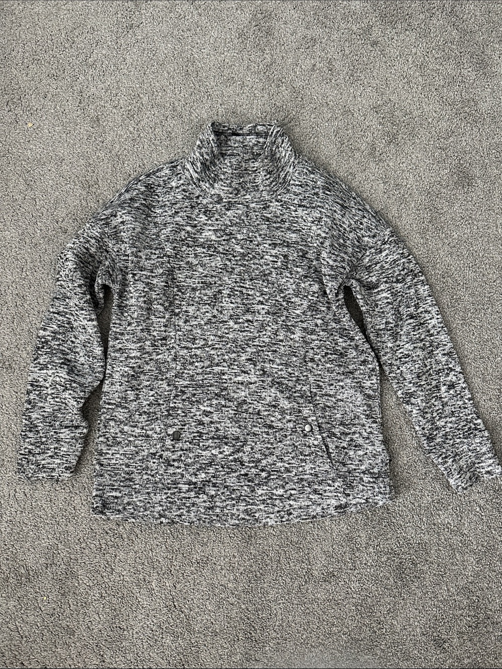 RBX Men's Heathered Gray Turtleneck Sweater